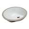 Eago EAGO BC224 White Ceramic 18"x15" Undermount Oval Bathroom Sink BC224 - alternate 4